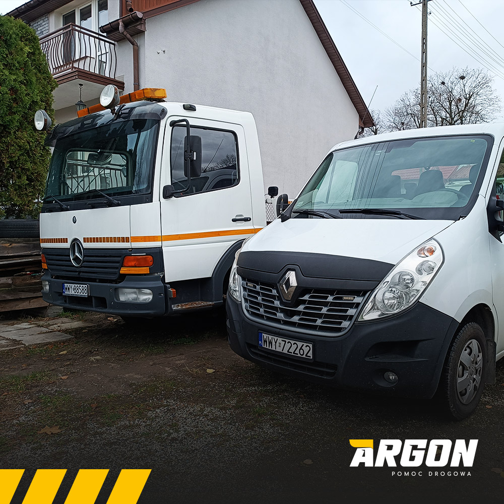 Pomoc Drogowa Argon Wyszków - Holowanie - Autolaweta - Transport Pojazdów - Tel. 519 579 110 - Mazowieckie